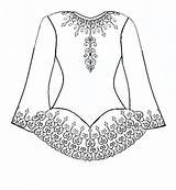 Irish Dance Coloring Pages Dress Template Dresses Drawing Book Costume Solo Colouring Printable Dancing Ballet Wedding Color Creative Girl Jazz sketch template