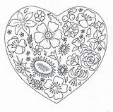 Embroidery Patterns Redwork Designs Hand Printable Spalvinimui Paveiksliukai Pattern Coloring Pages Quilting Flower Hearts Simple Spausdinimui Bee Adult Transfers Choose sketch template