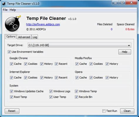 latest version  temp file cleaner   english  ccm