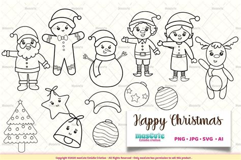 christmas coloring pages svg