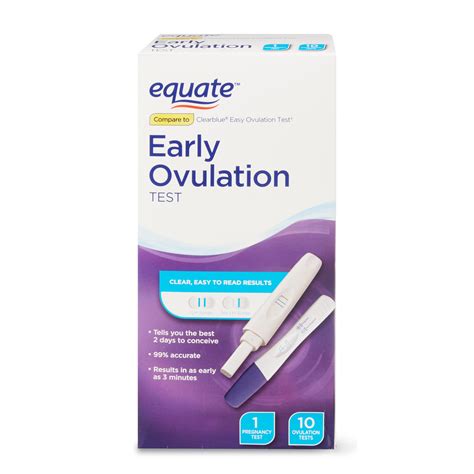 equate early ovulation test kit   walmartcom