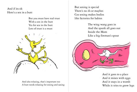 Simon Greiner’s Dr Seuss Style Sex Ed Book ‘now That Your Big’ Ybmw