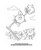 Coloring Cotton Pages Kids sketch template