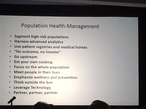 population health management lessons learned hospital emr  ehr