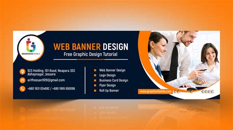 professional web banner design  psd template graphicsfamily