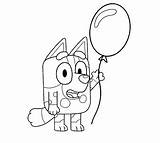 Bluey Colouring Drawings sketch template