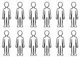 Person Outline Template Blank Clip Clipart Cliparts People Library Cliparting Related Load sketch template