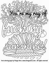 Coloring Pages Word Adults Words Printable Getcolorings Print sketch template