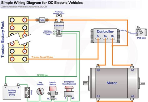 electric car schematic diagram