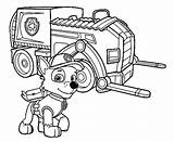 Patrol Paw Coloring Pages Vehicles Kids Print Color Simple Printable Albanysinsanity sketch template