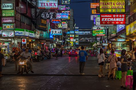 Patpong Night Market On Silom Road Internationally Tourist Popular