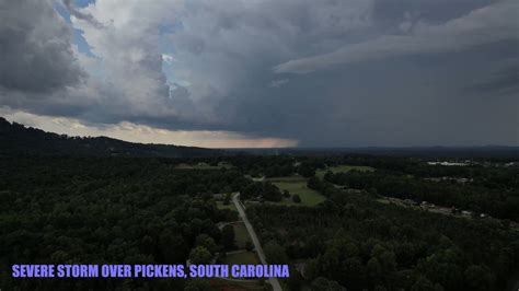 reed timmer  twitter dominator drone captures severe storm  wet microburst  pickens