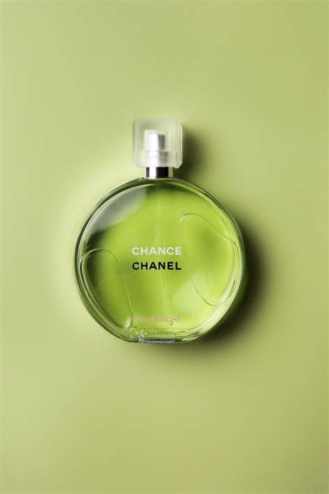 chanel chance eau fraiche   green aesthetic perfume green photo