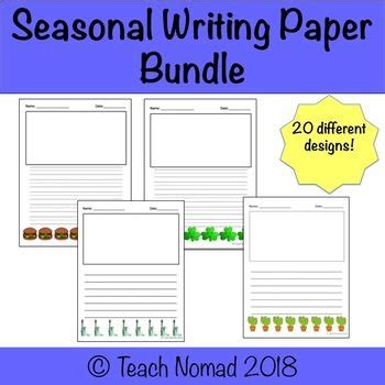 seasonal writing paper bundle writing paper writing  writing