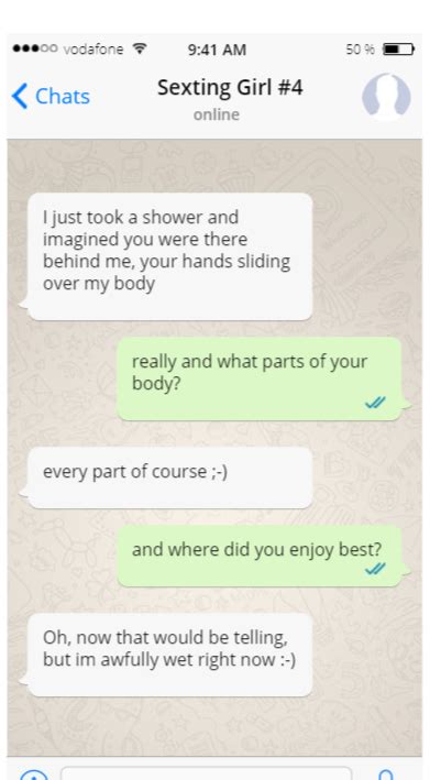 Sending Sexy Texts And Pics Via Messages Uk