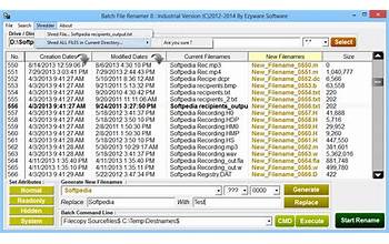 Ezyware Batch File Renamer screenshot #1