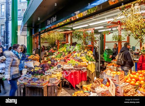 fruit  vegetable shop borough market london england stock photo