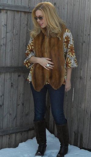 fur vests popsugar fashion