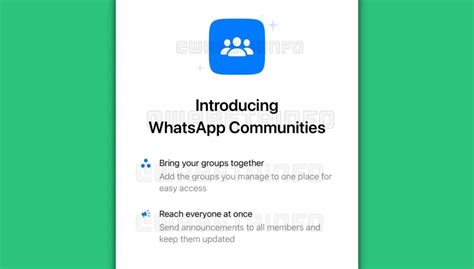 podivejte se jak bude fungovat funkce komunity  aplikaci whatsapp applenovinkycz