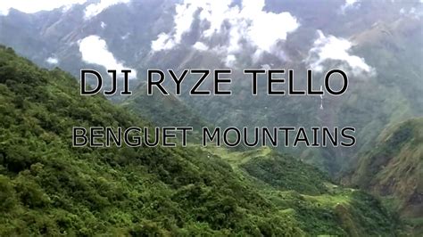 dji ryze tello drone high altitude flight mountains  benguet youtube