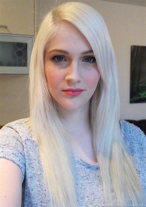 image gallery long bleach blonde hair