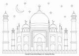 Masjid Ramadan Mosque Islam Nabawi Starry Fastenbrechens Moschee sketch template
