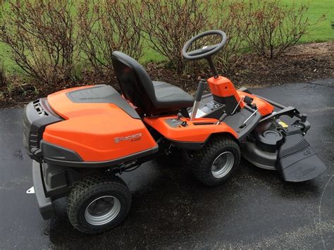 Husqvarna R 220t Articulated Riding Lawn Mower Tools In Action