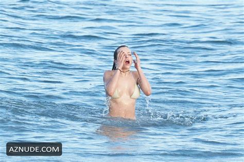 Francesca Eastwood Sexy And Topless On The Beach In Malibu Aznude
