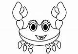 Crab Fiddler Crabs Crustacean sketch template