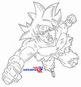 Instinct Goku Coloriage Dibujar Chidas Benjaminpech Photographie sketch template