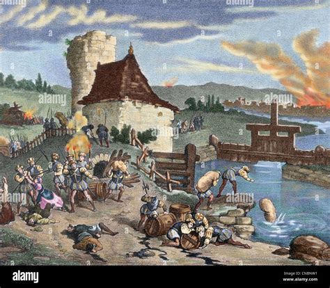 german peasants war   fires  looting  thomas muntzer