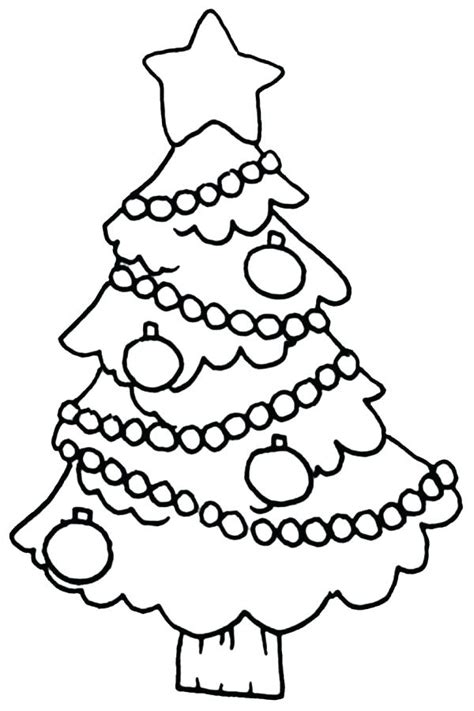 cute christmas tree coloring pages  getcoloringscom  printable