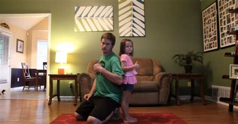 dad and daughter perform an entertaining whip nae nae