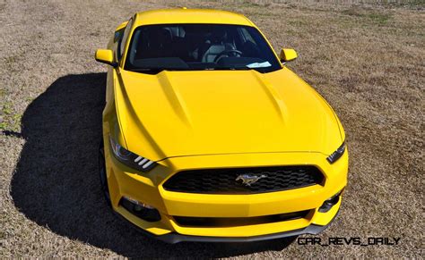 ford mustang ecoboost  triple yellow  car revs dailycom
