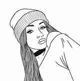 Tumblr Girl Drawing Clipartmag sketch template