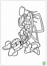 Dinokids Coloring Minnie Mouse Close sketch template