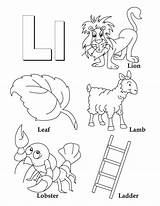 Letter Coloring Pages Print sketch template