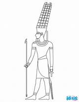 Pharaoh Coloring Pages Egyptian Egypt Hellokids Color Drawing Para Colorear Egipto Print Antiguo Ancient King Manualidades Egipcio Seleccionar Tablero Popular sketch template