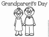 Coloring Sheets Grandparent Grandparents sketch template