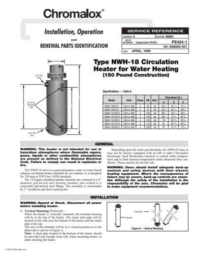 chromalox heater wiring diagram replacing heating elements   hot water furnace heating