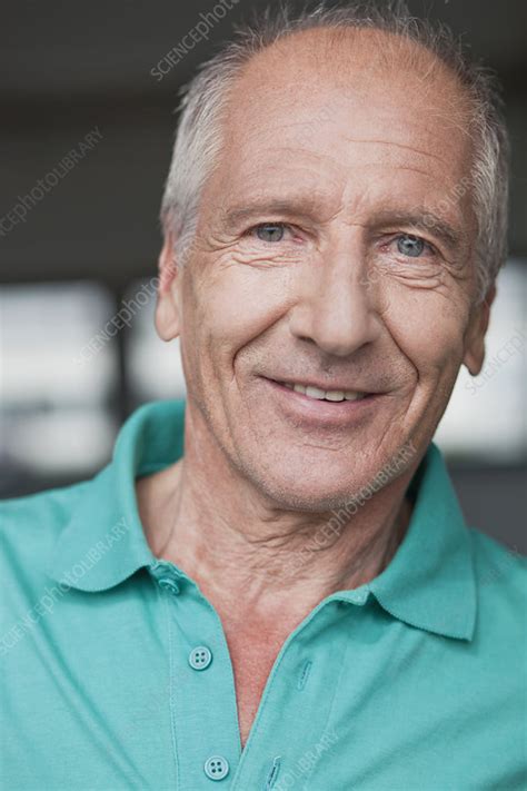 Old Man Smiling At Viewer Stock Image F003 7451 Science Photo Library