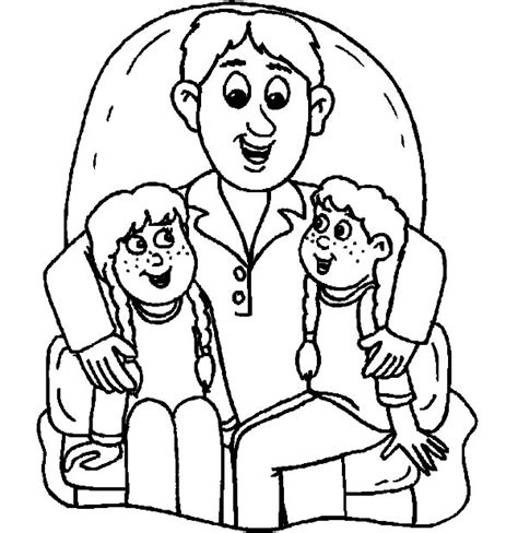 sit  daddys lap  love dad coloring pages coloring sky