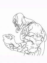 Venom Coloring4free Deadpool Fighting sketch template