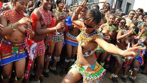 look proud zulu maidens show off their reeddance experience