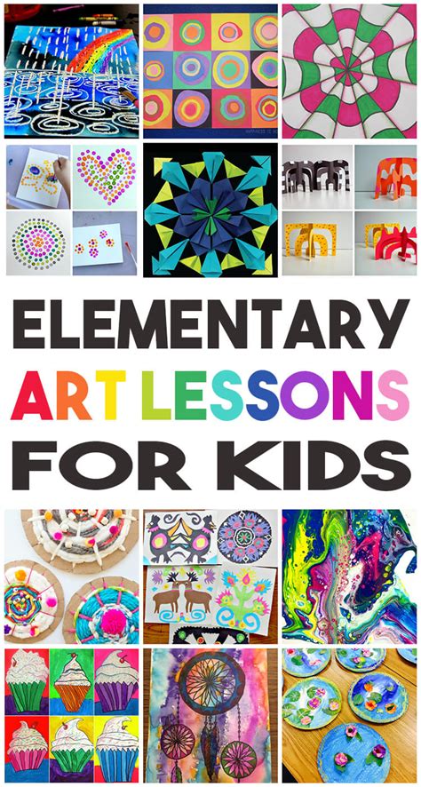 elementary art lessons  kids happiness  homemade