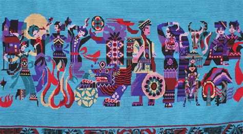 colorful tujia brocade portrays local life and customs in great detail photos provided to china