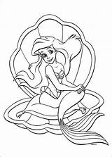 Coloring Pages Mermaid Little Kids Disney Printable Color Cartoon Sheets Sheet Colouring Book Moana Mermaids sketch template