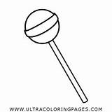 Pirulito Sucette Lutscher Colorir Chupete Página Lollipop Ultracoloringpages sketch template