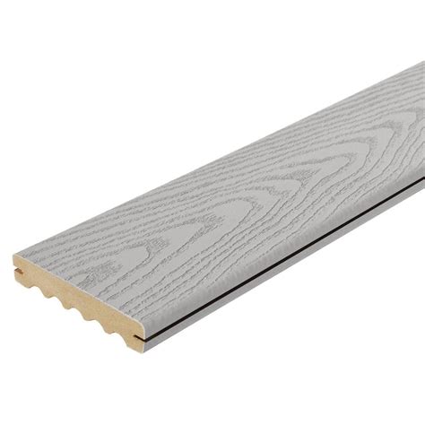veranda        ft gray grooved edge capped composite