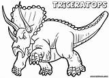Triceratops Colorings sketch template